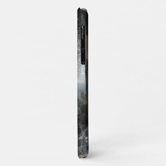 桟橋の下の波が砕ける Case-Mate iPhoneケース (裏面/左)