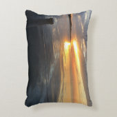 桟橋の夕日 アクセントクッション (正面(垂直))