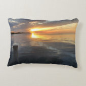 桟橋の夕日 アクセントクッション (裏面)