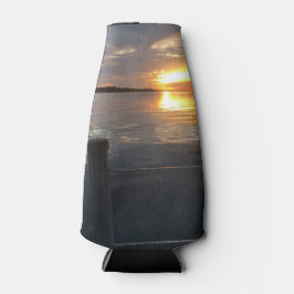 桟橋の夕日 ボトルクーラー