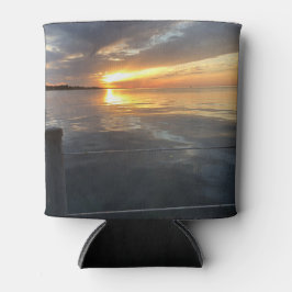 桟橋の夕日 缶クーラー