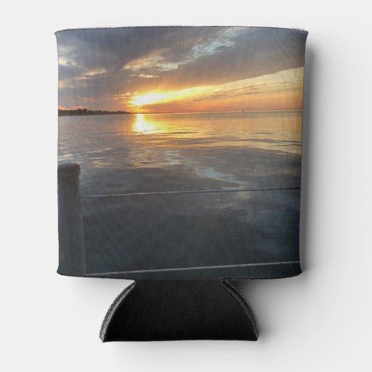 桟橋の夕日 缶クーラー (正面)