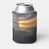 桟橋の夕日 缶クーラー (缶裏面)