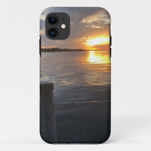 桟橋の夕日 iPhone 11 ケース