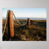 桟橋の支柱 ポスター (正面)