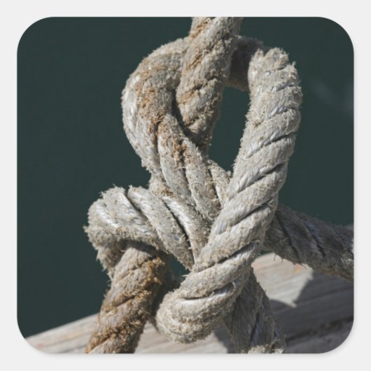 桟橋の結び目 |ポルトガル スクエアシール (正面)