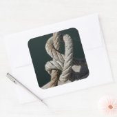 桟橋の結び目 |ポルトガル スクエアシール (封筒)