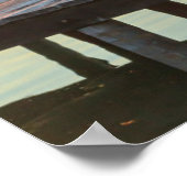 桟橋はベリーズの海を見下ろす ポスター (角)