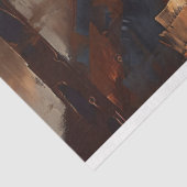 桟橋アース・トーンのデコペ絵を描ージでボート 薄葉紙 (詳細)