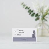 桟橋パイリング名刺 名刺 (スタンド正面)