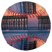 桟橋ビーチ夕日 ソフトボール (正面)