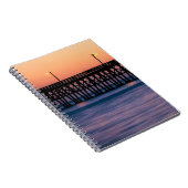 桟橋ビーチ夕日 ノートブック (右側)