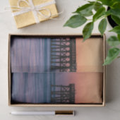 桟橋ビーチ夕日 薄葉紙 (ギフト)