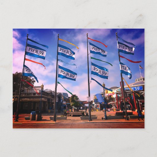 桟橋39海獅子像#3はがき ポストカード (正面)