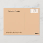 桟橋60アットサンセット ポストカード (裏面)