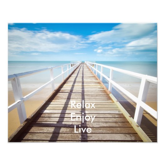 桟橋 フォトプリント            (正面)