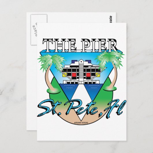 桟橋 ポストカード (正面/裏面)