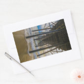 桟橋 長方形シール (封筒)