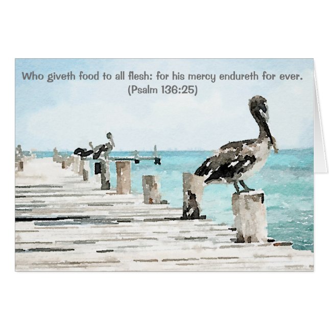 桟橋、Psの136:25のカードペリカン (正面横)