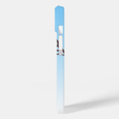 梅こけし人形 – 日本の芸者ガールブルー Case-Mate iPhoneケース (裏面 / 左)