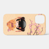 梅こけし人形 – 桃日本の芸者少女 Case-Mate iPhoneケース (裏面 (横))