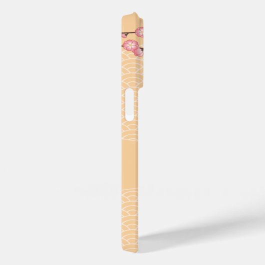 梅こけし人形 – 桃日本の芸者少女 Case-Mate iPhoneケース (裏面 / 右)