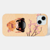 梅こけし人形 – 桃日本の芸者少女 Case-Mate iPhoneケース (裏面 (横))