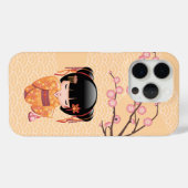 梅こけし人形 – 桃日本の芸者少女 Case-Mate iPhoneケース (裏面 (横))