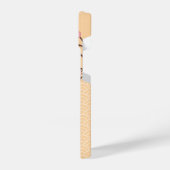 梅こけし人形 – 桃日本の芸者少女 iPhoneケース (左側面)