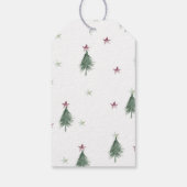 梅とセージのクリスマスツリー ギフトタグ (裏面)