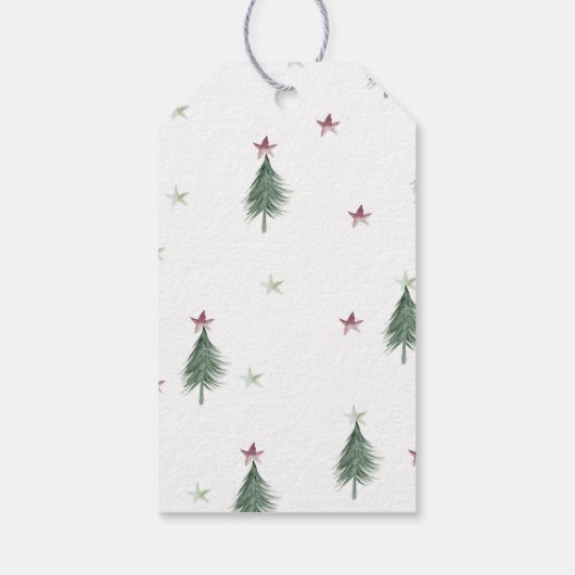 梅とセージのクリスマスツリー ギフトタグ (裏面)