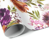 梅と生姜の花柄 ラッピングペーパー (ロールコーナー)