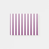 梅と白のキャンディストライプー ポストイット (正面)