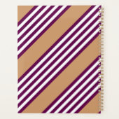 梅と白ストライプ五つ文様 プランナー手帳 (裏面)