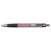 梅と白ストライプ五つ文様 ボールペン (裏面)