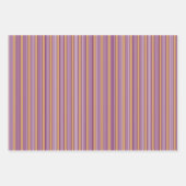 梅と白ストライプ五つ文様 ラッピングペーパーシート (正面3)