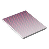 梅と赤のキャンディストライプー ノートパッド (アングル)