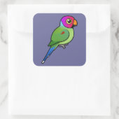 梅のインコ スクエアシール (バッグ)