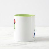 梅のインコ マグカップ (中央)