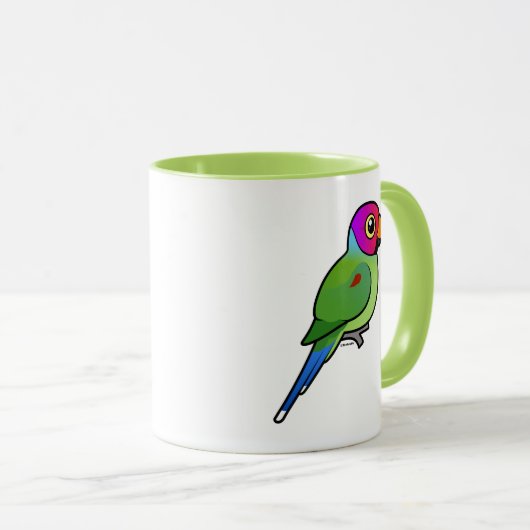 梅のインコ マグカップ (正面右)