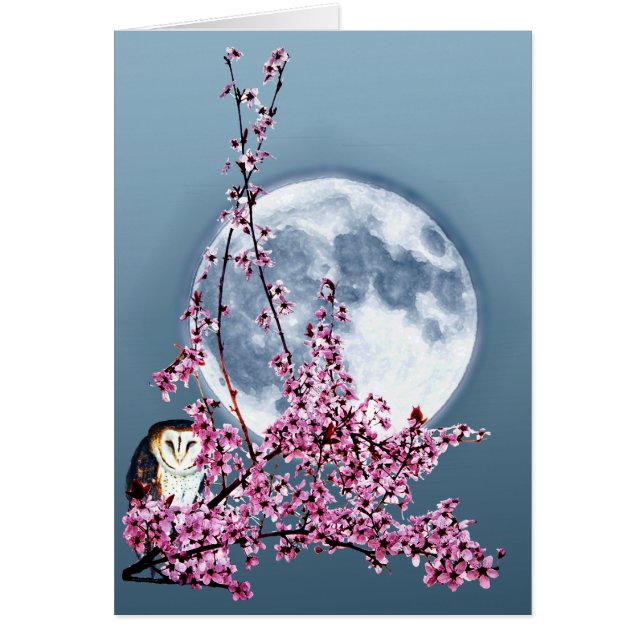 梅のフクロウ (正面)