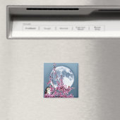 梅のフクロウ マグネット (インサイチュ (食洗機))