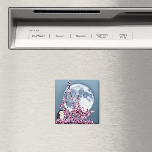 梅のフクロウ マグネット (インサイチュ (食洗機))