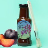 梅の仲間のおもしろい漫画はカードなどを保存 ラウンドシール