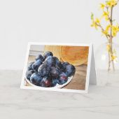 梅の実の器 カード (黄色い花)