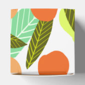 梅の実模様のブライダルシャワー ピンク フェイバーボックス (上部)