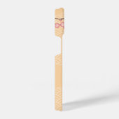 梅の小芥子人形 - 日本の桃の芸者 iPhoneケース (右側面)