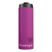 梅の情熱 – ハート付きグラデーション タンブラー (正面)