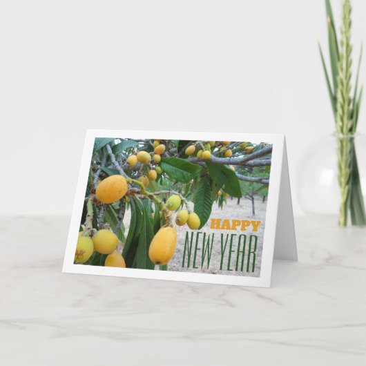 梅の木の肖像 カード (正面)