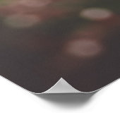 梅の枝（白い花） ポスター (角)